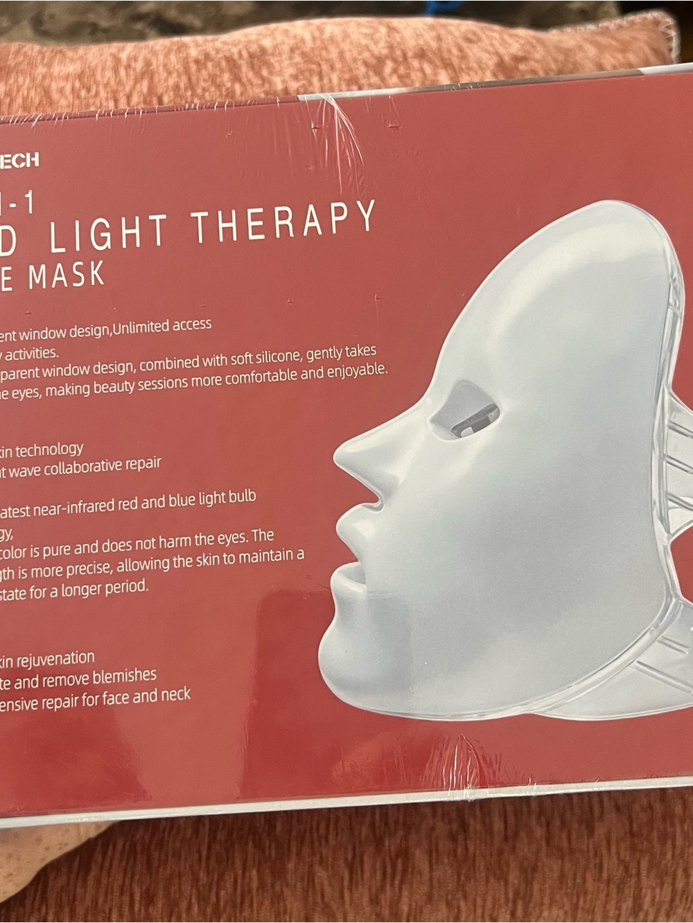 LED 7 COLOR FACE MASK - Picture 3 of 4